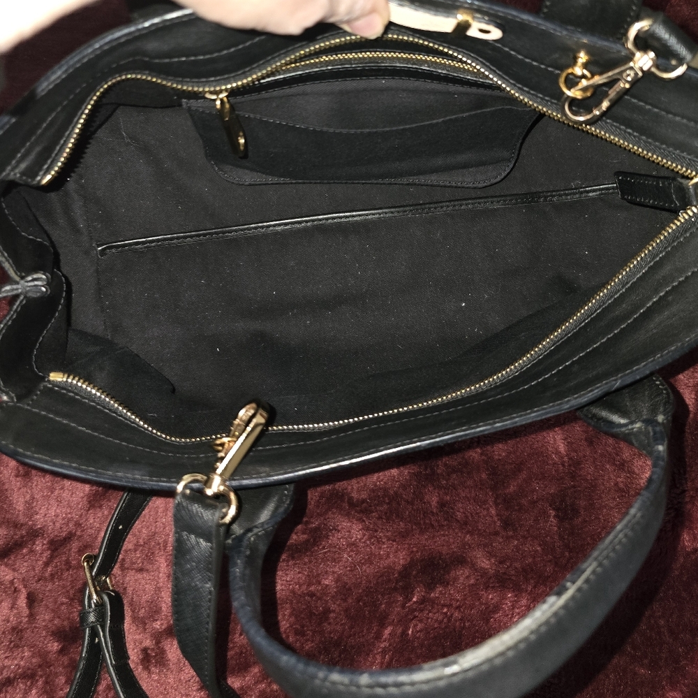 Chloe | Alice Large Leather Bag 2 Way Colorblock Satchel EUC - Picture 12 of 16